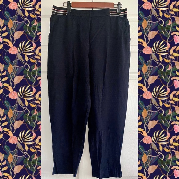 NWOT• Anthro Essential Pull On Trousers | Medium - Picture 4 of 5